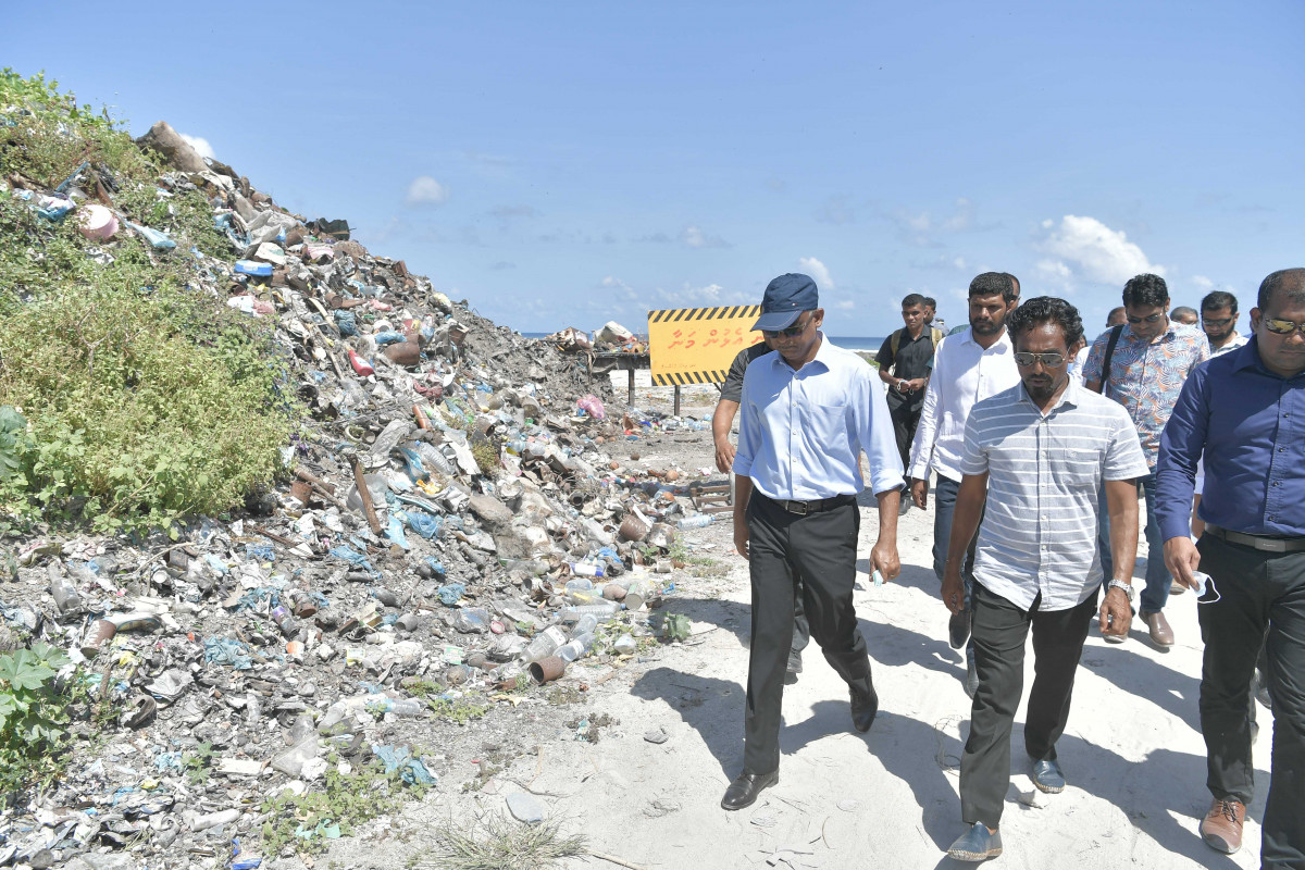 13 ޖުލައި 2019 --ރައީސް ސޯލިހް ތިނަދޫގެ ކުނިގޮންޑު ބައްލަވައިލަނީ-- ފޮޓޯ: ރައީސް އޮފީސް