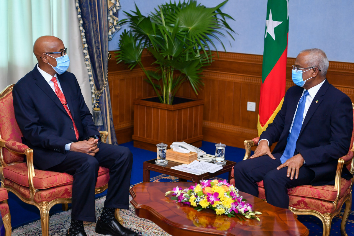 UNICEF Resident Representative Pays Farewell Call on President Solih