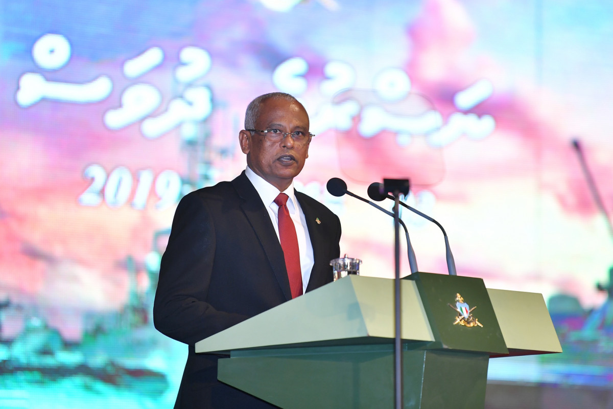 ނަސްރުގެ ދުވަސް ފާހަގަކުރުމަށް ބޭއްވި ރަސްމީ ޖަލްސާ -- ފޮޓޯ: ރައީސް އޮފީސް