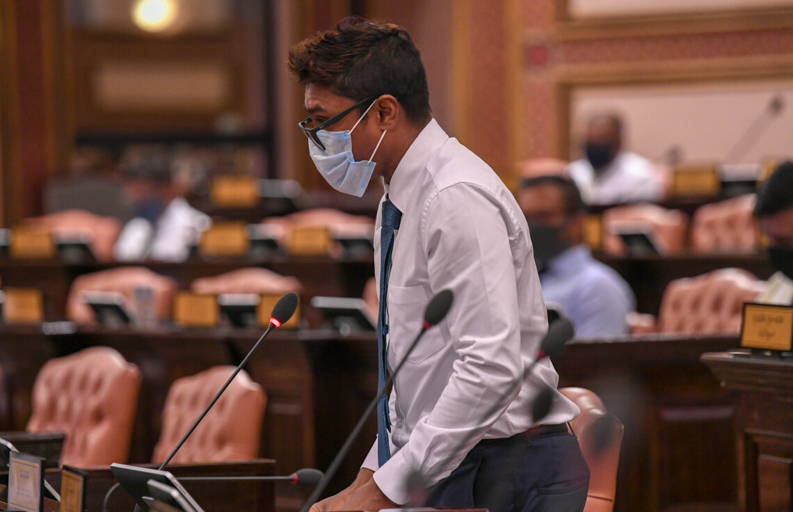 ރައްޔިތުންގެ މަޖިލީހުގެ 2020 ވަނަ އަހަރުގެ ދެވަނަ ދައުރުގެ 9 ވަނަ ޖަލްސާގެ ތެރެއިން -- ފޮޓޯ: ރައްޔިތުންގެ މަޖިލިސް