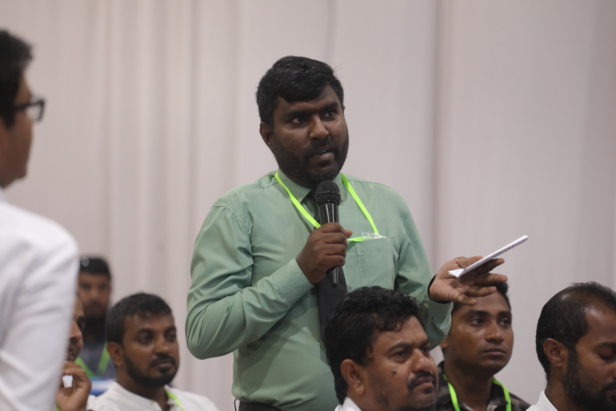 7 ސެޕްޓެމްބަރ 2019 --ހޯރަފުށީގެ މާސްޓަރ ޕްލޭން އެކުލަވާލުމަށް ބޭއްވުނު މަހާސިންތާގެ ތެރެއިން،-- ފޮޓޯ: ޝުއައިބް މުހައްމަދު