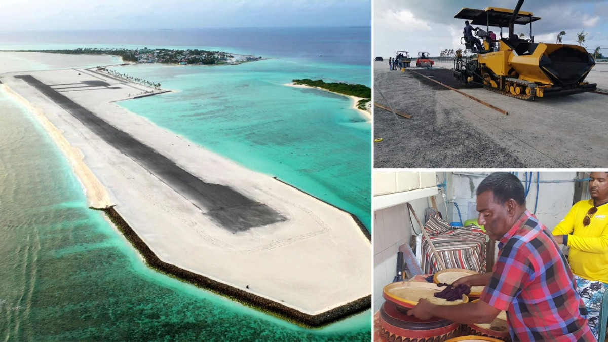 ހޯރަފުށީ އެއަރޕޯޓް ރަންވޭގައި ތާރު އެޅުމުގެ މަސައްކަތް ފެށުމާއެކު، ރައްޔިތުން ވަނީ ކުލަގަދަކޮށް އެކަން ފާހަގަ ކޮށްފައި