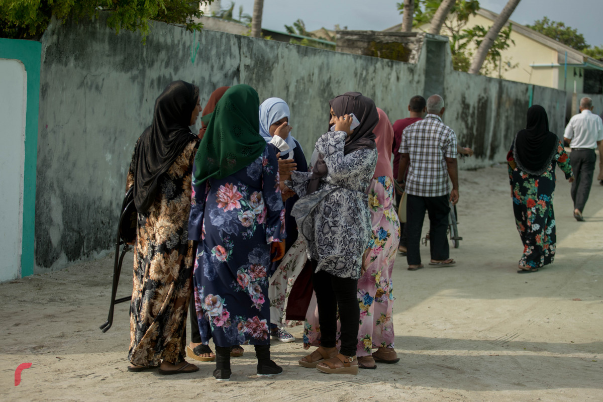 11 ޖުލައި 2019/ ހއ.ހޯރަފުށި--ހޯރަފުށި މަސްޖިދުލް އައްވާބުގައި ކުރެވުނު އީދު ނަމާދަށް ފަހު-- ފޮޓޯ: ޝުއައިބް މުހައްމަދު