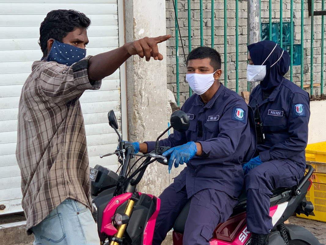 ފުލުހުން މާލޭ މަގުމަތި ބެލެހެއްޓުމުގައި ހަރަކާތްތެރިވަނީ