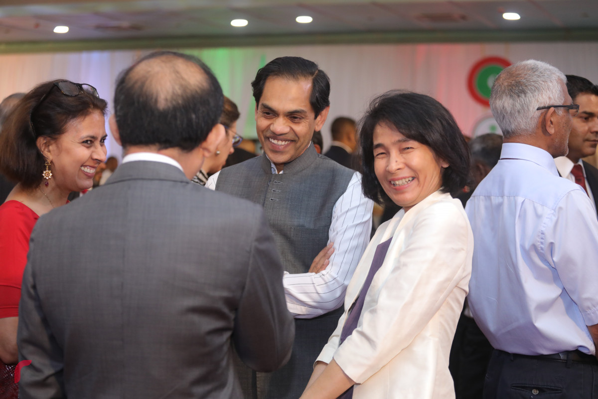 25 ޖުލައި 2019 --މިނިވަން ދުވަހުގެ ރަސްމީ ބައްދަލުކުރެއްވުމުގެ ތެރެއިން، އިންޑިޔާއިން ރާއްޖެއަށް ކަނޑައިޅާފައި ހުންނަވާ ސަފީރު-- ފޮޓޯ: ޝުއައިބް މުހައްމަދު