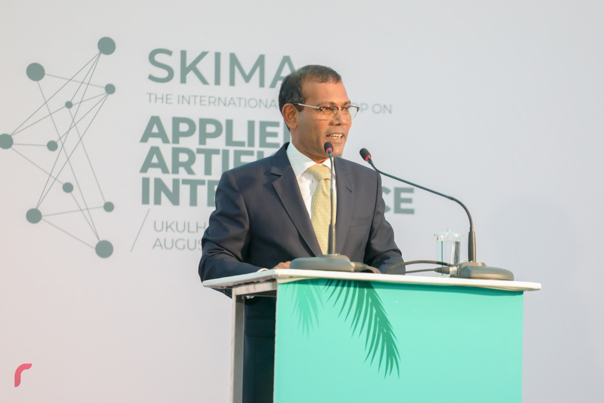 Nasheed at the Ukulhas Tech Fair