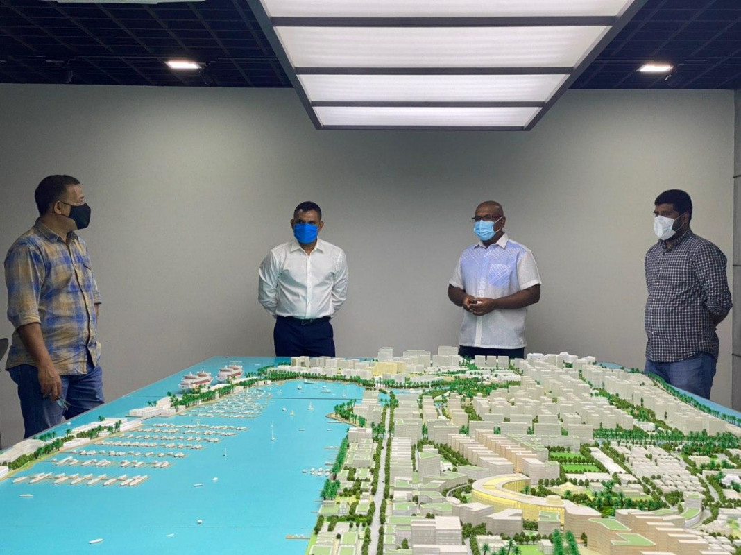 ހުޅުމާލެ ތަރައްގީ ކުރާ ގޮތުގެ މޮޑެލްއެއް