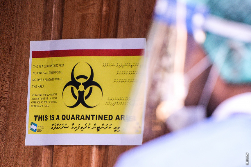 \'Quarantined area\' notice
