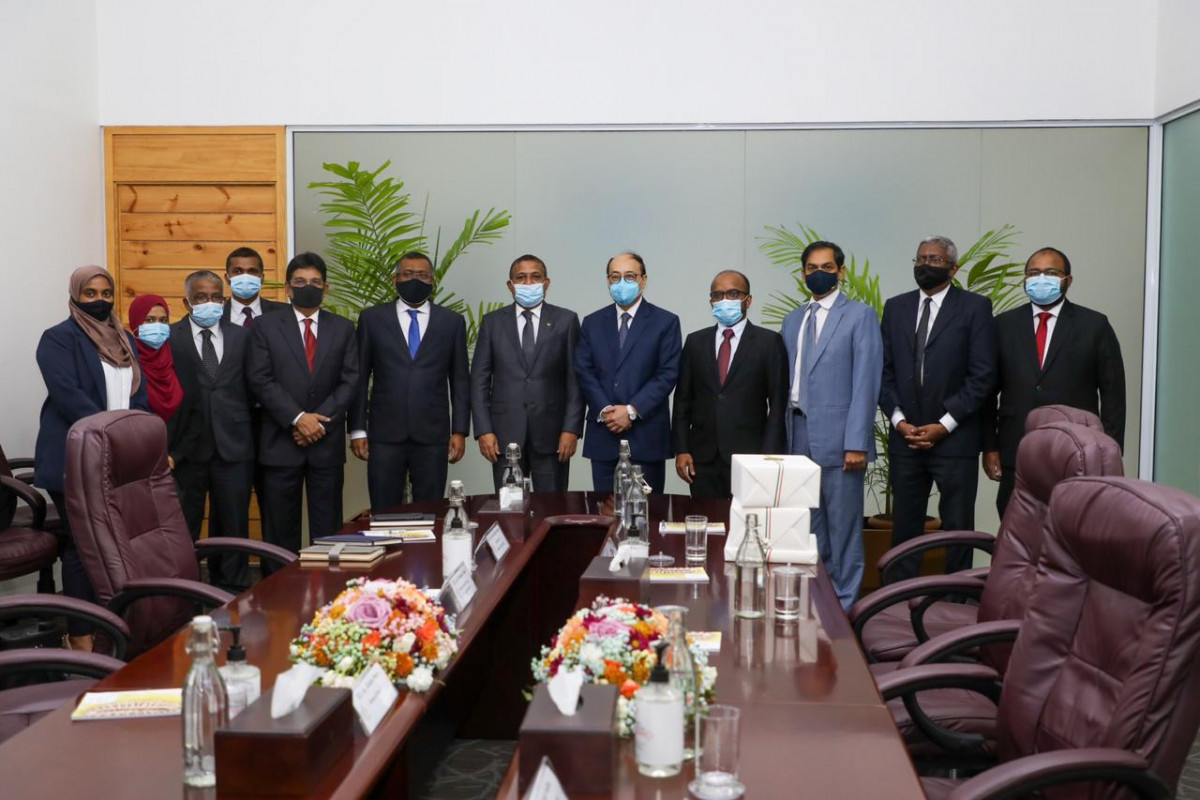 ފޮރިން ސެކްރެޓަރީ ހަރްޝް ޝްރިންގްލާ، މިނިސްޓަރުންނާއިއެކު ބޭއްވެވި ބައްދަލުކުރެއްވުމުގެ ތެރެއިން