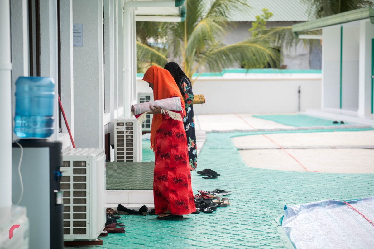 11 ޖުލައި 2019/ ހއ.ހޯރަފުށި--ހޯރަފުށި މަސްޖިދުލް އައްވާބުގައި ކުރެވުނު އީދު ނަމާދަށް ފަހު-- ފޮޓޯ: ޝުއައިބް މުހައްމަދު