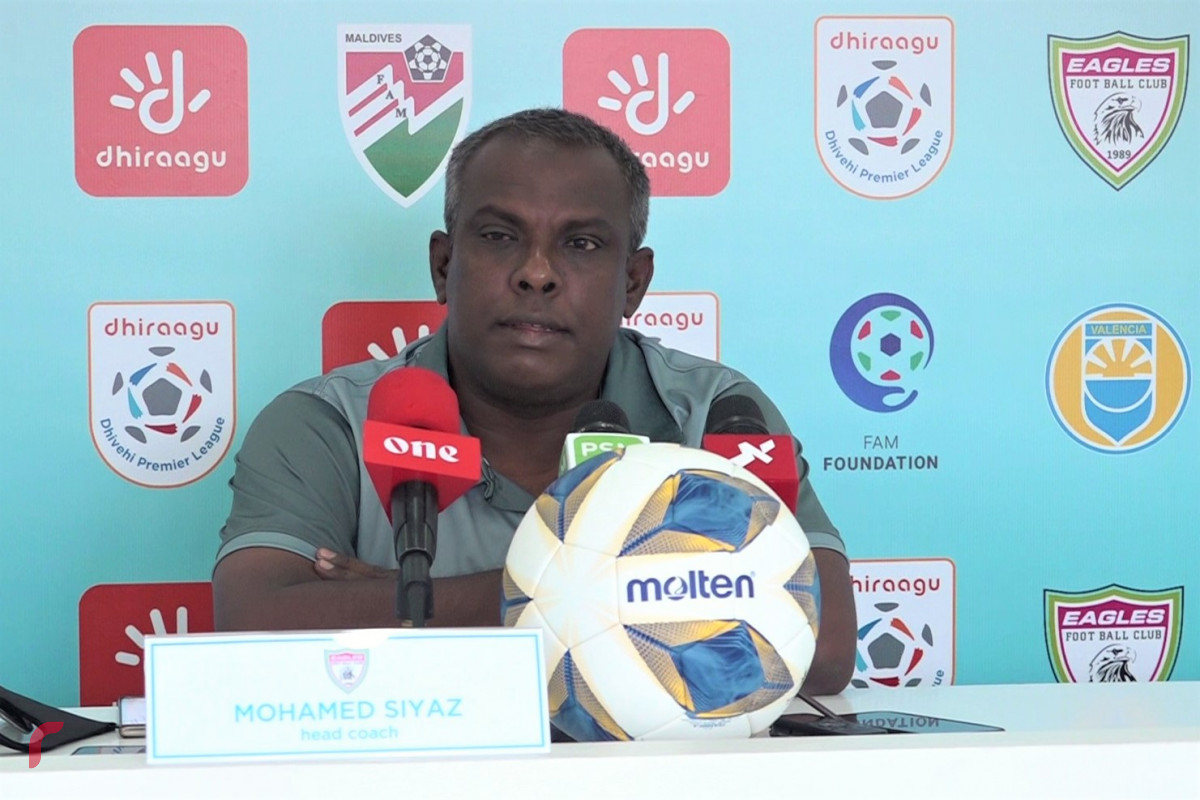 ކުލަބު އީގަލްސްގެ ކޯޗު މުޙައްމަދު ޝިޔާޒް (މޯހަން)