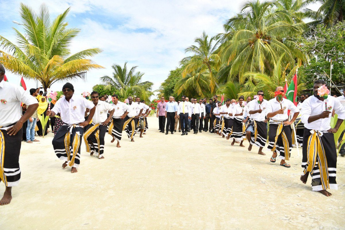 ރައީސުލްޖުމްހޫރިއްޔާ ދ. ހުޅުދެއްޔަށް ވަޑައިގަތުން - ފޮޓޯ: ރައީސް އޮފީސް