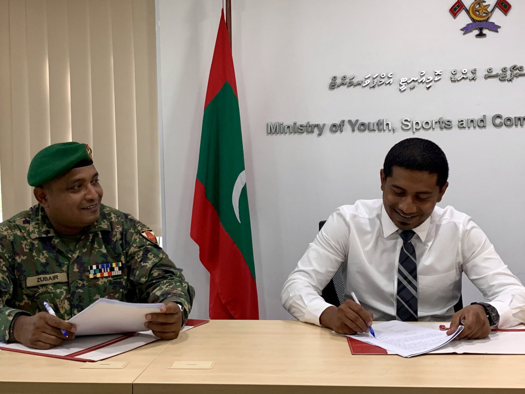 Contract was signed for sub base preparation of football pitches on Sunday