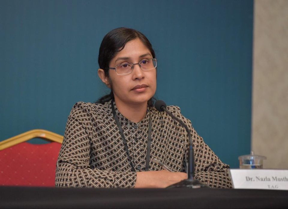 ނޫސްވެރިންގެ ބައްދަލުވުމުގައި ޑރ.ނަޒްލާ މުސްތަފާ ވާހަކަދައްކަވަނީ