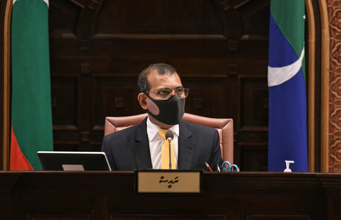 ރައްޔިތުންގެ މަޖިލީހުގެ ރައީސް، ރައީސް މުހައްމަދު ނަޝީދު