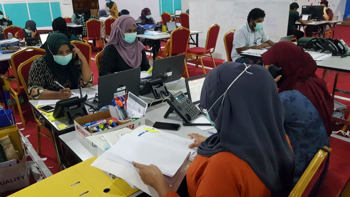 ކޮވިޑާއި ގުޅިގެން ދަރުބާރުގޭގައި ހަރަކާތްތެރިވާ ސިއްހީ ހިދުމަތްތެރިން