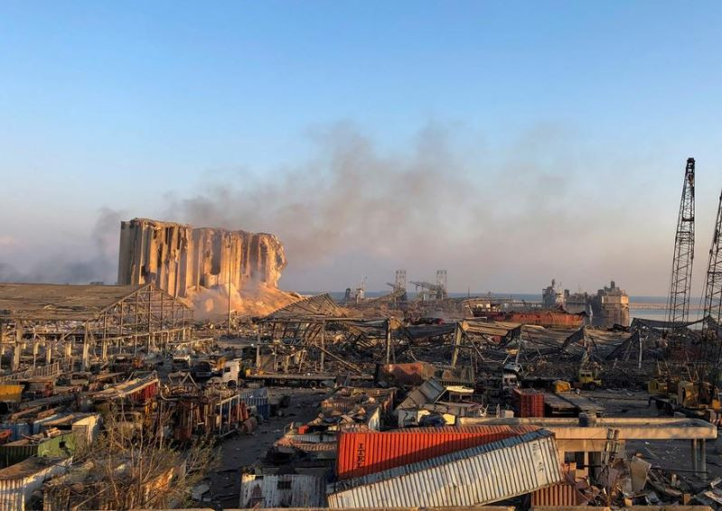 ބެއިރޫތް ހިނގި ބާރުގަދަ ގޮވުންތަކަށް ފަހު އެސަރަހައްދު އޮތްގޮތް