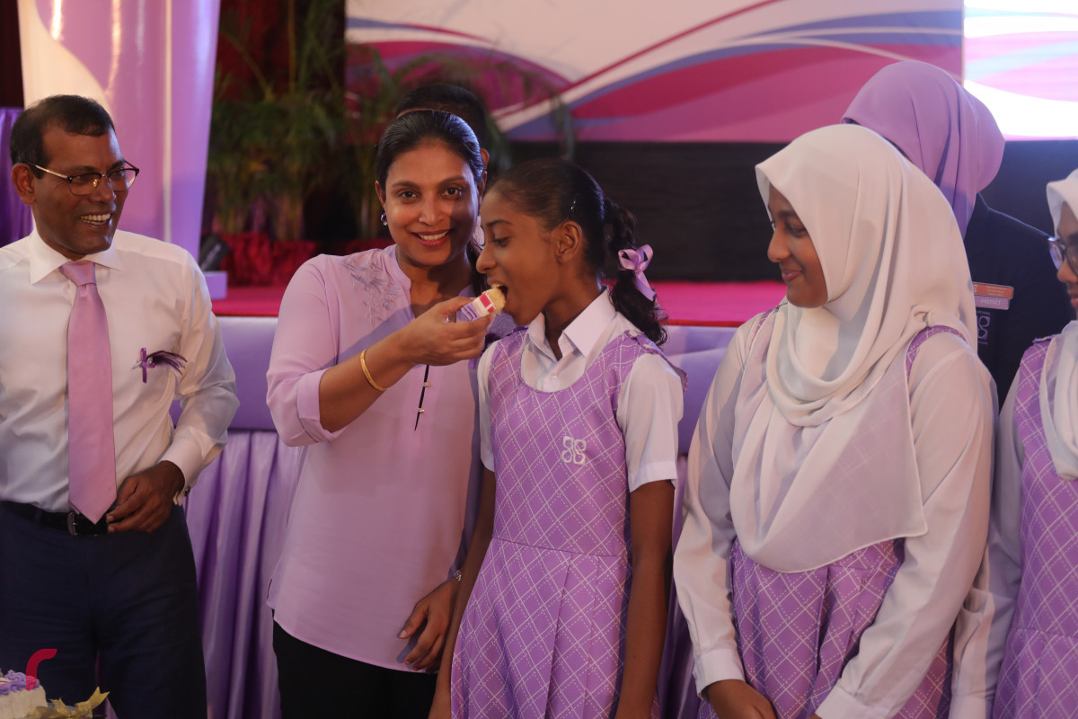 06 އޯގަސްޓް 2019 --ހިރިޔާ ސުކޫލަށް 10 އަހަރު ފުރުން ފާހަގަ ކުރުމަށޤ ބޭއްވި އެސެމްބްލީގެ ތެރެއިން-- ފޮޓޯ: ޝުއައިބް މުހައްމަދު