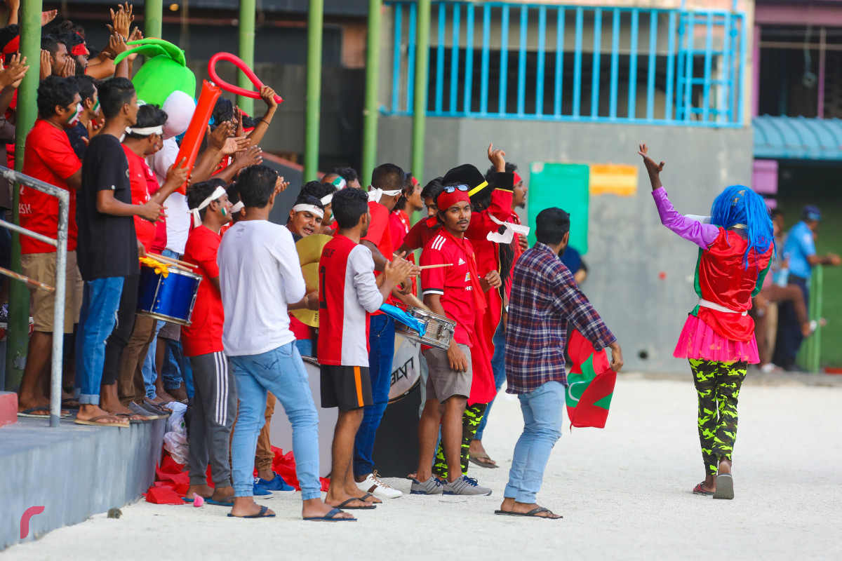 ވޯލްޑްކަޕް ކޮލިފައިން ދިވެހިރާއްޖެ އާއި ފިލިޕީންސް ބައްދަލުކުރި މެޗުގެ ތެރެއިން -- ފޮޓޯ: ރާއްޖެ.އެމްވީ