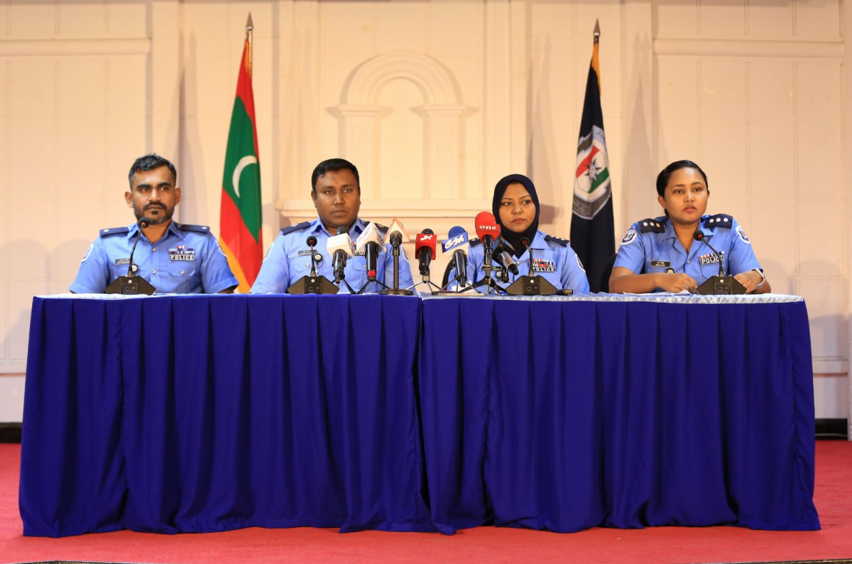 އަންގާރަ ދުވަހު ފުލުހުން ބޭއްވި ޕްރެސްކޮންފަރެންސް