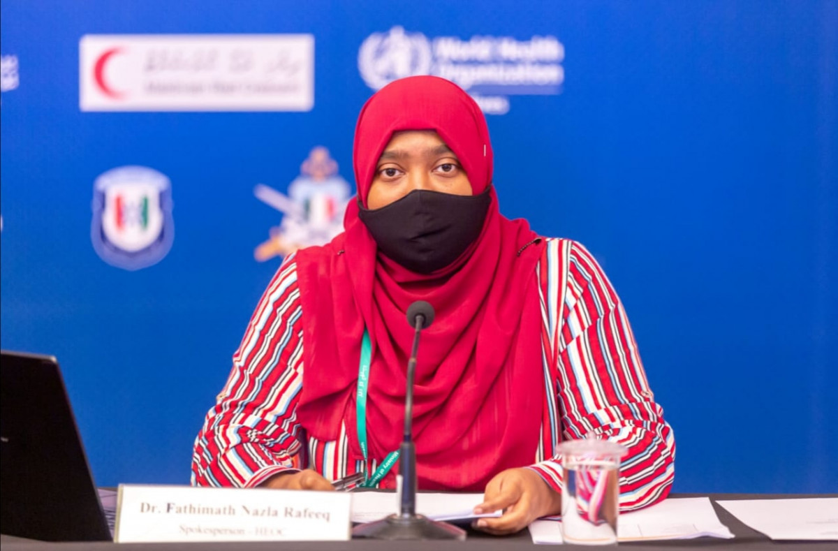 އެޗްއީއޯސީގެ ތަރުޖަމާނު ޑޮކްޓަރ ނަޒްލާ ރަފީޤް- ޑރ ވިދާޅުވީ ޙާލު ރަނގަޅުކަމަށް