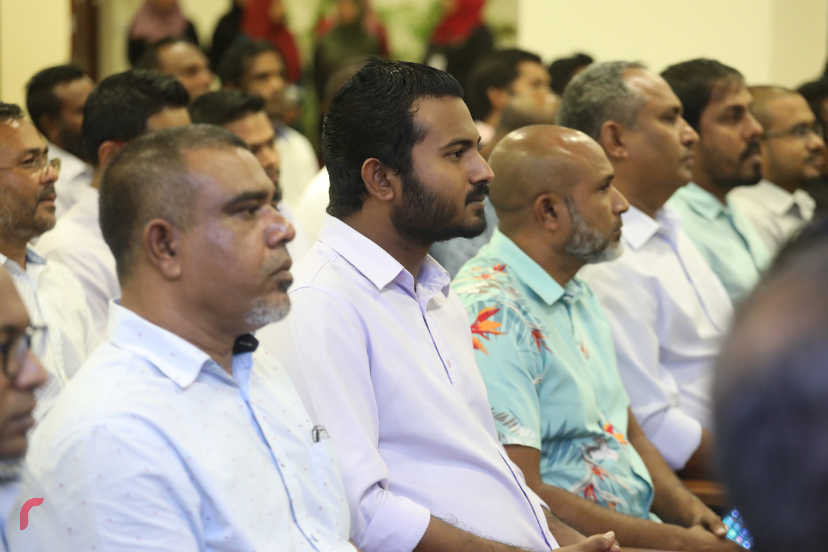 27 މެއި 2019: 19 ވަނަ ރައްޔިތުންގެ މަޖުލިހުގެ އޮރިއަންޓޭޝަންގެ ތެރެއިން-- ފޮޓޯ: ޝުއައިބް މުހައްމަދު