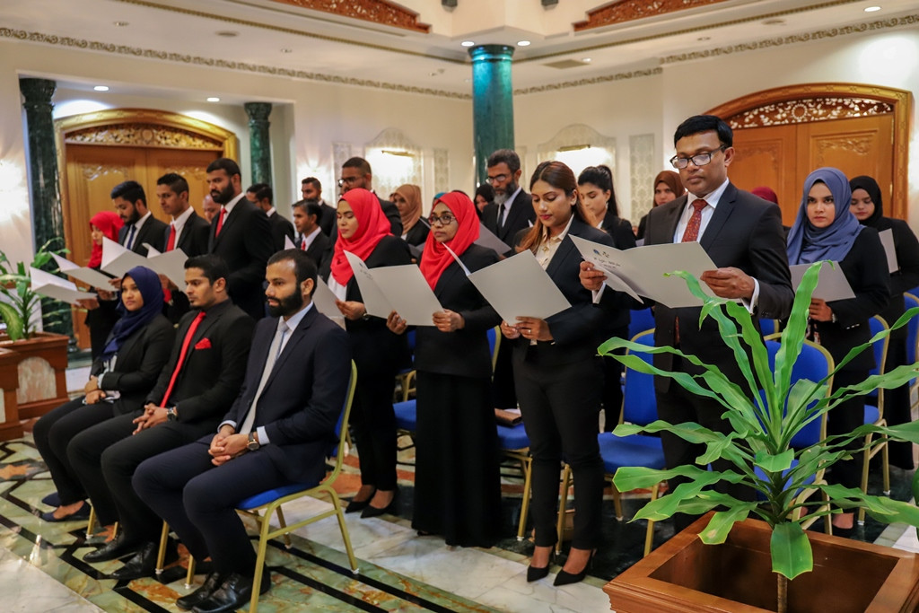Lawyers taking their oaths