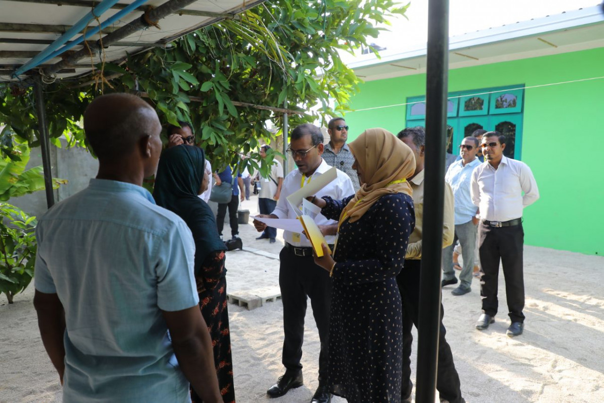 އެމްޑީޕީގެ ރައީސް ރައީސް މުހައްމަދު ނަޝީދު، ތިލަދުންމައްޗަށް ކުރެއްވި ކެމްޕޭން ދަތުރުފުޅުގެ ތެރެއިން
