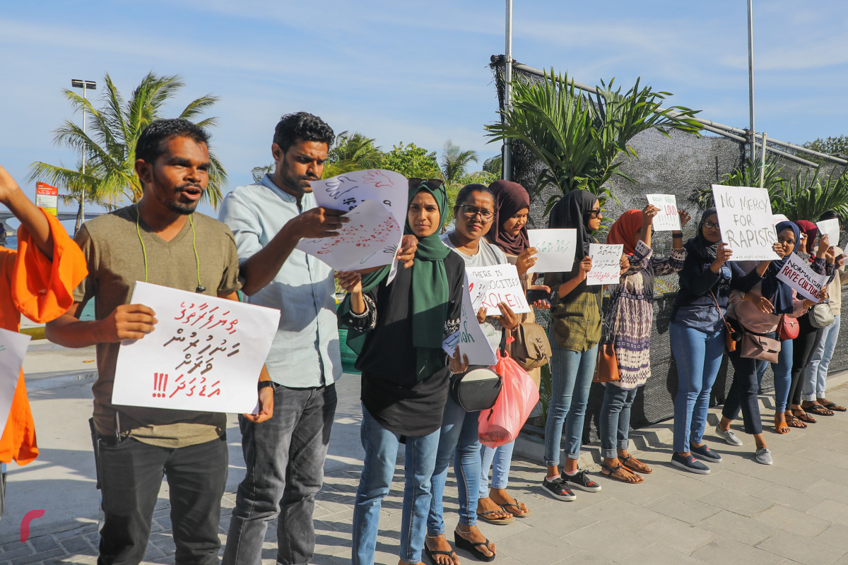 Child rights protestors calling for justice