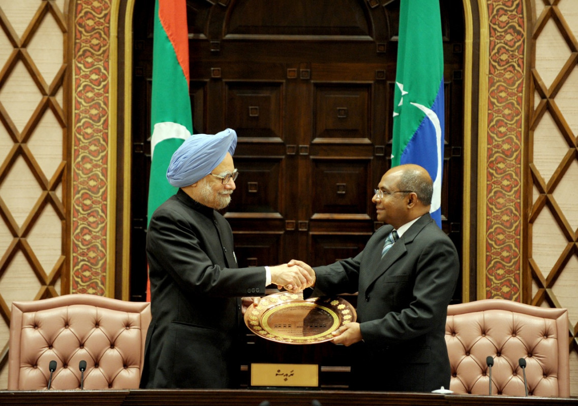 އިންޑިޔާގެ ބޮޑުވަޒީރު މަންމޯހަމް ސިންގ ރައްޔިތުންގެ މަޖްލީހަށް ވަޑައިގަތުން-- ފޮޓޯ: މަޖިލިސް އަރކައިވް