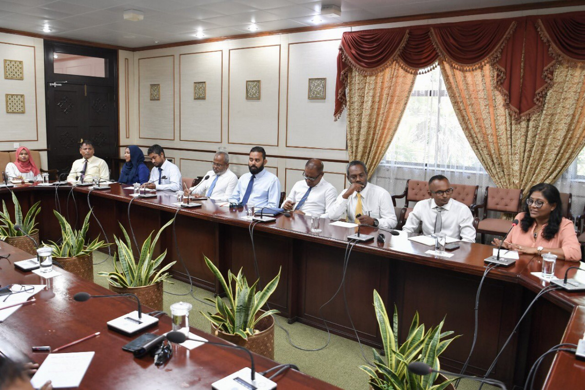 މާލެ ސިޓީ ކައުންސިލަރުން ރައްޔިތުންގެ މަޖިލީހުގެ ކޮމެޓީއަކަށް ހާޒިކުރި ބައްދަލުވުމެއްގެ ތެރެއިން