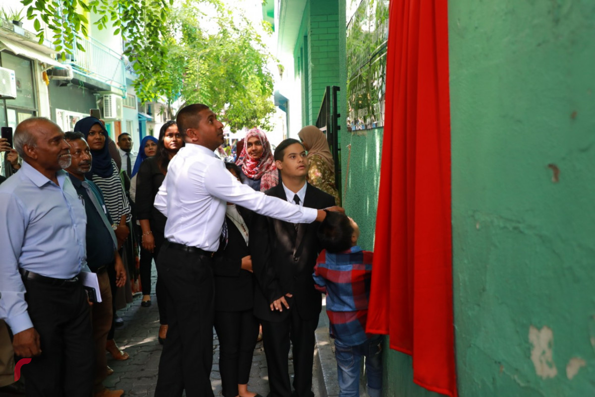 Minister Mahloof inaugurates an office for the Maldives Paralympic and Special Olympic Committee