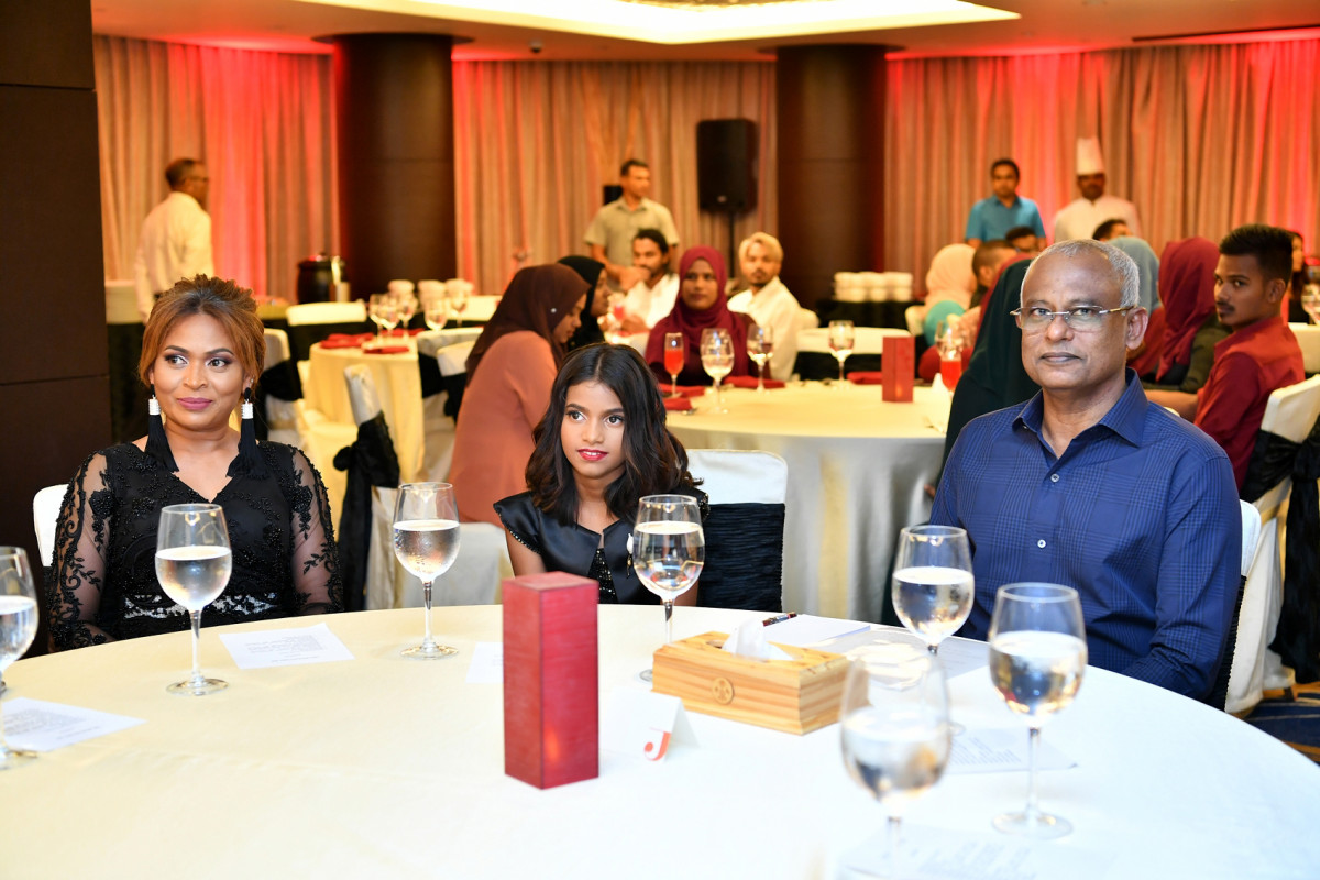 ނިއުމާ މުޙައްމަދުގެ ފިލްމީ ރިހިޔޫބިލް ފާހަގަ ކުރުމުގެ ޙަފްލާ -- ފޮޓޯ: ރައީސް އޮފީސް