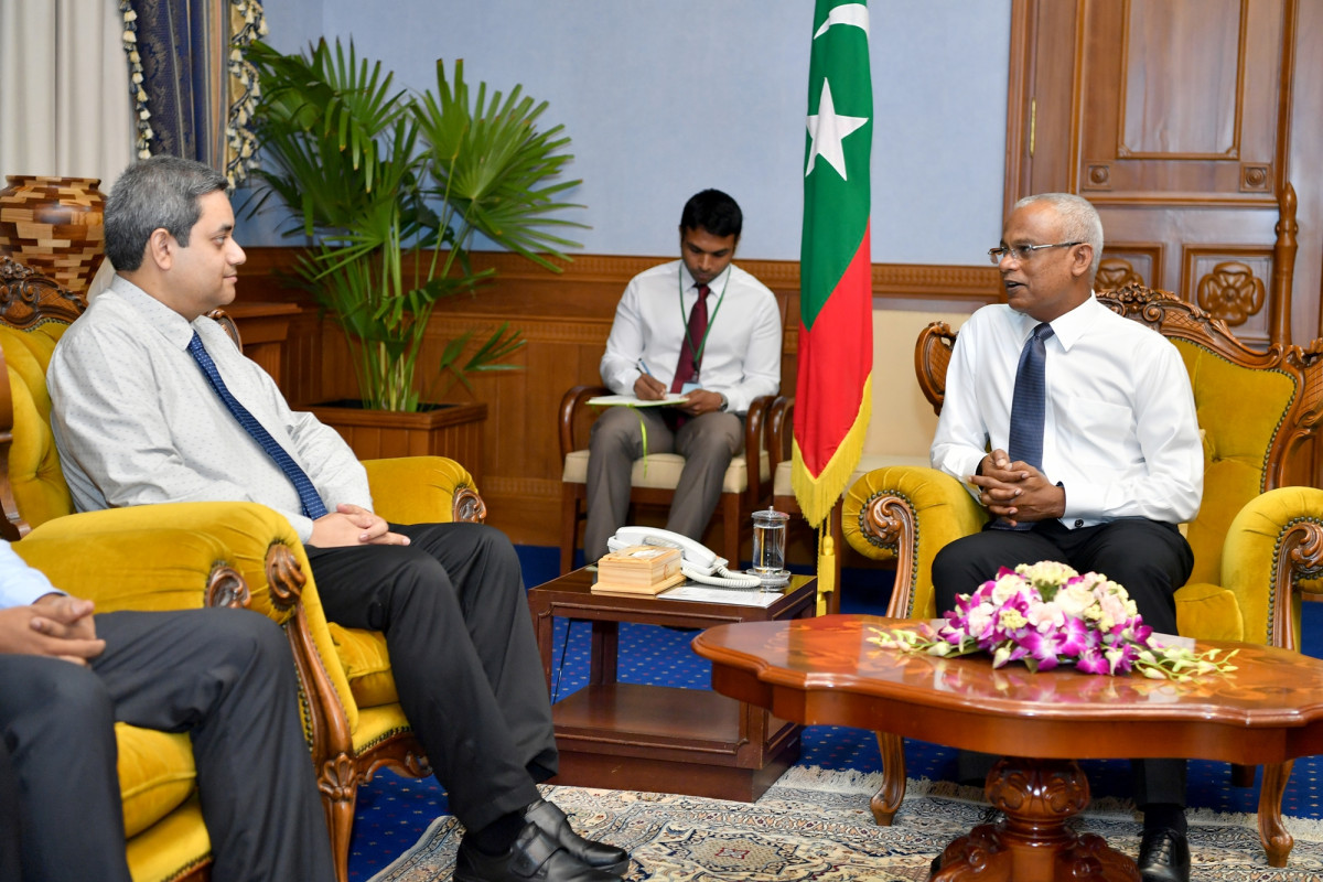 16 ޖުލައި 2019 --ރައީސް އަލަށް އިންތިހާބުވި ބާ ކައުންސިލްގެ މެމްބަރުންނާ ބައްދަލުކުރައްވަނީ-- ފޮޓޯ: ރައީސް އޮފީސް