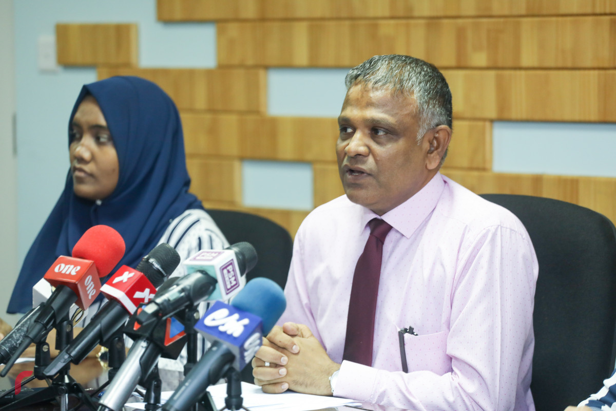 މަތީ ތައުލީމު ލޯނު ފުރުސަތުތަކާ ގުޅޭ ގޮތުން ހަޔަރ އެޑިއުކޭޝަން މިނިސްޓަރު އިބްރާހީމް ހަސަން ވާހަކަފުޅު ދައްކަވަނީ