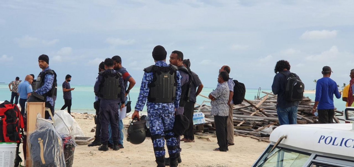 A team of SO officers arrived in the island to control the unrest