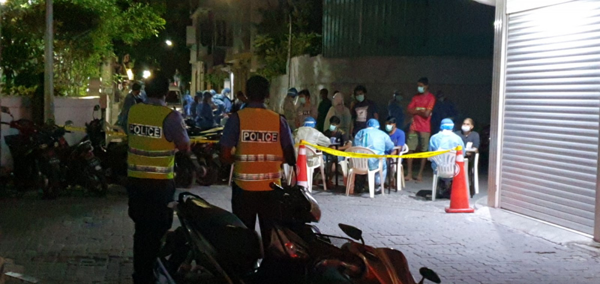 މާލޭގައި ކޮވިޑަށް ޓެސްޓްކުރަނީ