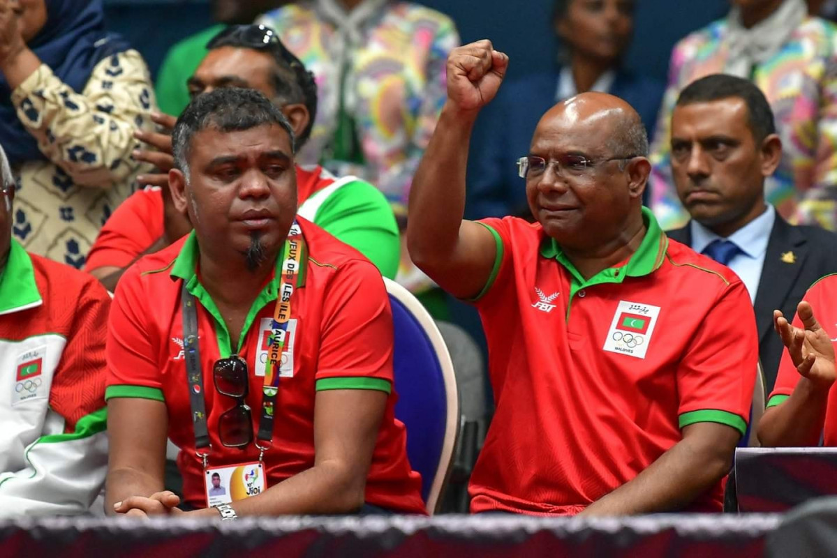 22 ޖުލައި 2019 --މެޗު ކާމިޔާބުކުރުމާ އެކެ ފޮރިން މިނިސްޓަރ އަބްދުﷲ ޝާހިދުގެ އިހުސާސްތައް-- ފޮޓޯ: އޮލިމްޕިކްސްކޮމެޓީ މީޑިޔާ