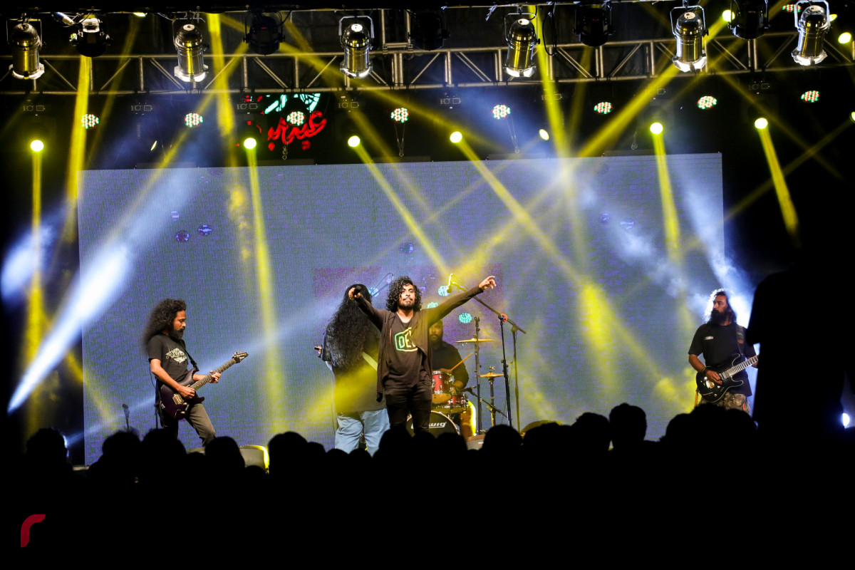 13 އޮގަސްޓް 2019 | ހއ. ހޯރަފުށި -- ހާއުފާ އީދު ޝޯވގެ 3 ވަނަރޭ. މި ޝޯވގައި ގްރެވިޓީ ބޭންޑްގެ އިތުރުން ހޯރަފުށީގެ ޒުވާނުންގެ ހަރަކާތްތައް ފެނިގެން ގޮސްފައިވޭ -- ފޮޓޯ: ޝުއައިބް މުހައްމަދު