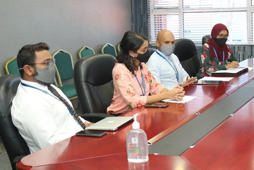 Members of the Human Rights Commission of Maldives (HRCM)