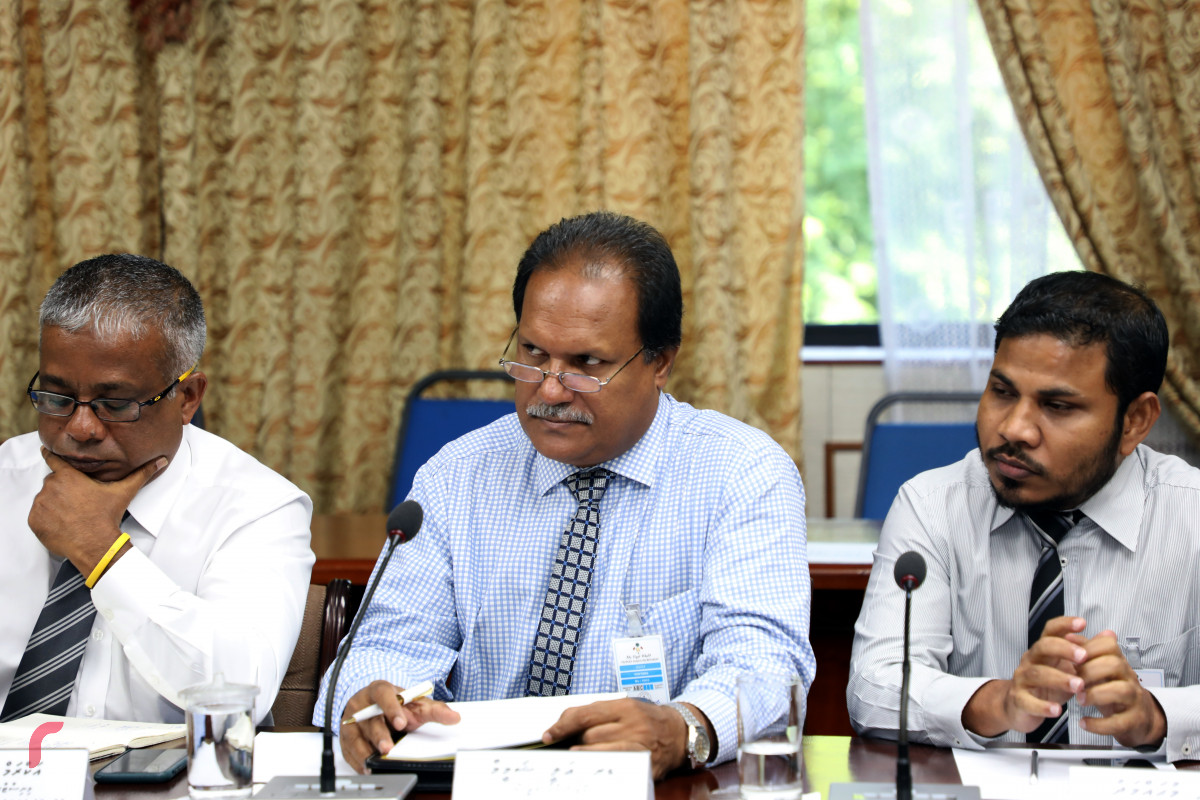 ރައްޔިތުންގެ މަޖިލީހުގެ މިނިވަން މުއައްސަސާތަކުގެ ކޮމެޓީގެ ބައްދަލުވުމުގެ ތެރެއިން -- ފޮޓޯ: ޔޫސުފް ސޮފްވާން