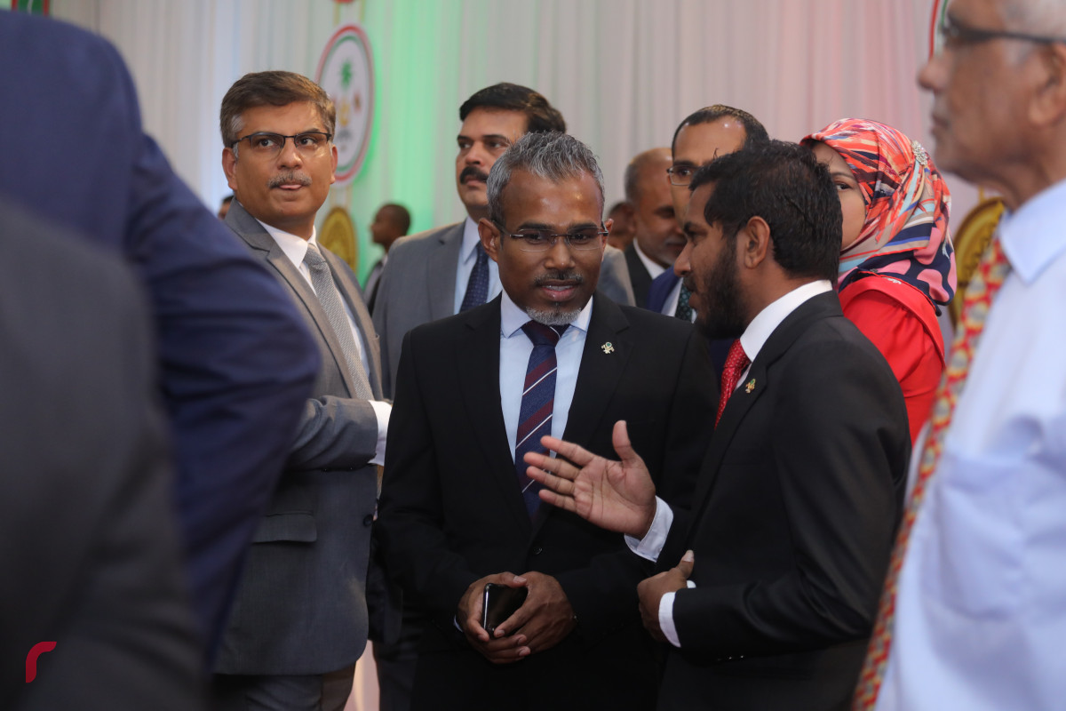 25 ޖުލައި 2019 --މިނިވަން ދުވަހުގެ ރަސްމީ ބައްދަލުކުރެއްވުމުގެ ތެރެއިން، ބަންޑާރަ ނައިބު-- ފޮޓޯ: ޝުއައިބް މުހައްމަދު