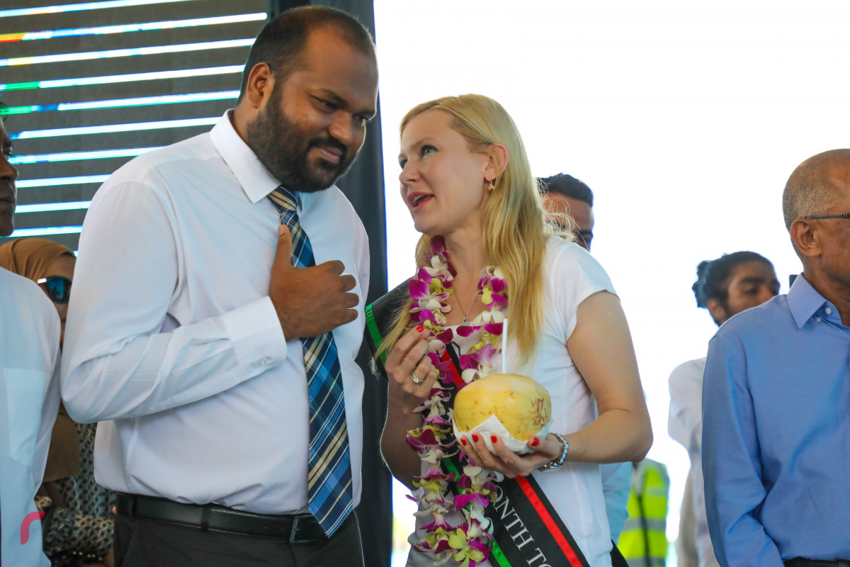 ދޮޅު މިލިޔަން ވަނަ ފަތުރުވެރިޔާ ރާއްޖެ އައުން ފާހަގަކުރުން  -- ފޮޓޯ : ޔޫސުފް ސޮފްވާން