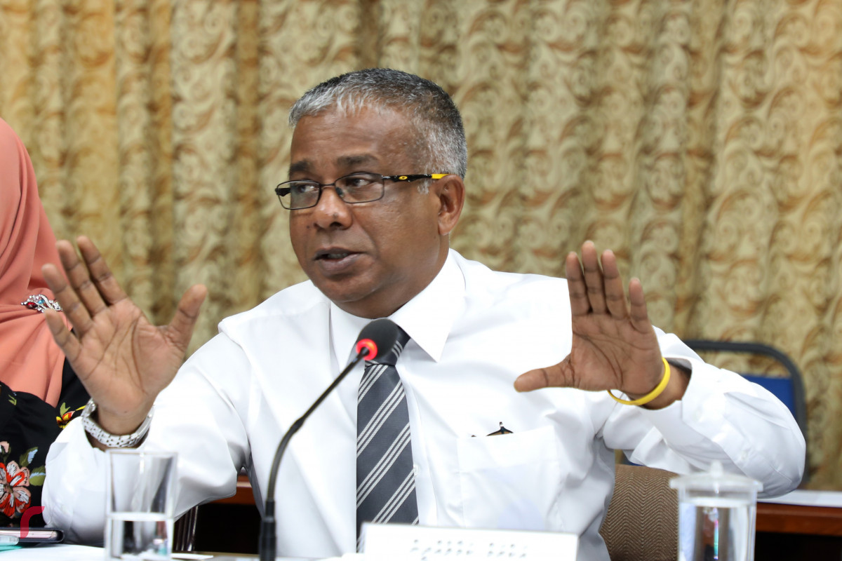 ރައްޔިތުންގެ މަޖިލީހުގެ މިނިވަން މުއައްސަސާތަކުގެ ކޮމެޓީގެ ބައްދަލުވުމުގެ ތެރެއިން -- ފޮޓޯ: ޔޫސުފް ސޮފްވާން