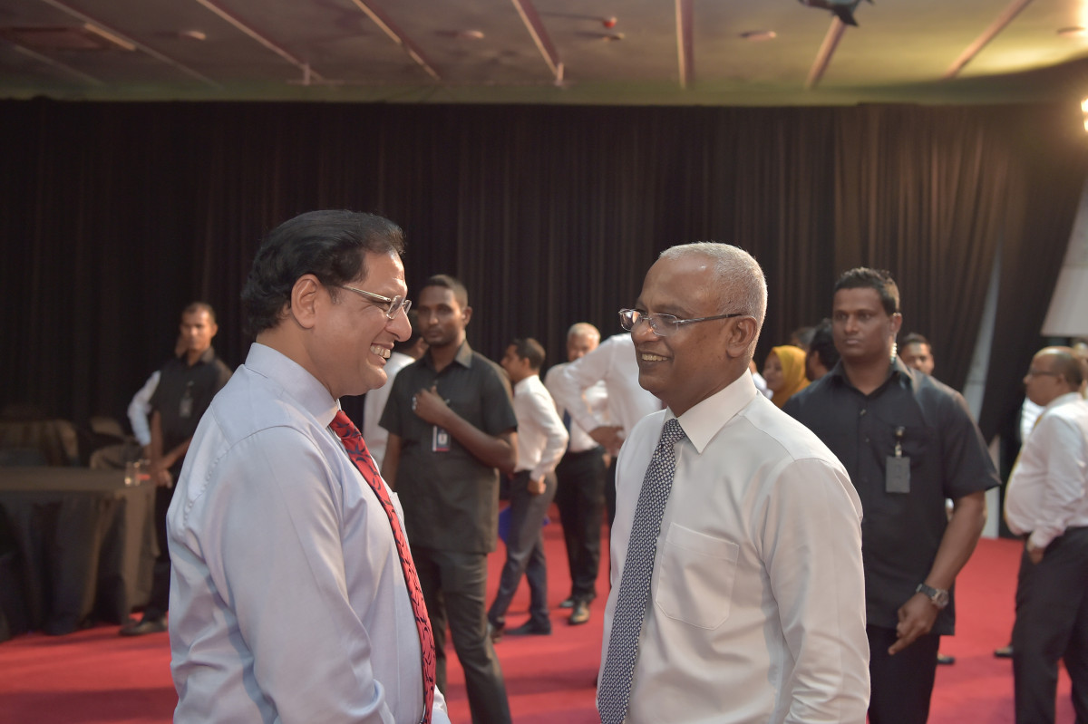 ކުރިއަށް އޮތް ފަސް އަހަރުގެ ތަރައްޤީގެ މިޞްރާބު ހިމެނޭ ސްޓްރެޓީޖިކް އެކްޝަން ޕްލޭން އިފްތިތާޙު ކޮށްދެއްވުން -- ފޮޓޯ: ރައީސް އޮފީސް