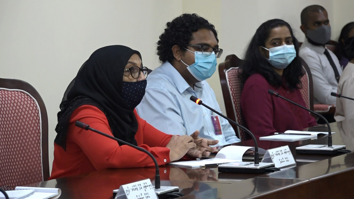 މަޖިލީހުގެ ކޮމިޓީއެއްގައި ޖެންޑަރ މިނިސްޓަރު ވާހަކަ ދައްކަވަނީ