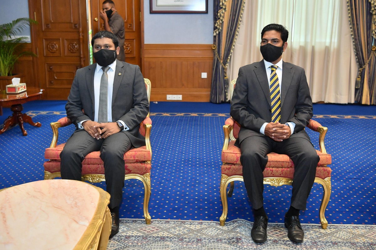 ޓޫރިޒަމް މިނިސްޓަރުކަމަށް ޑރ. މައުސޫމް އައްޔަންކުރެއްވުން -- ފޮޓޯ: ރައީސް އޮފީސް