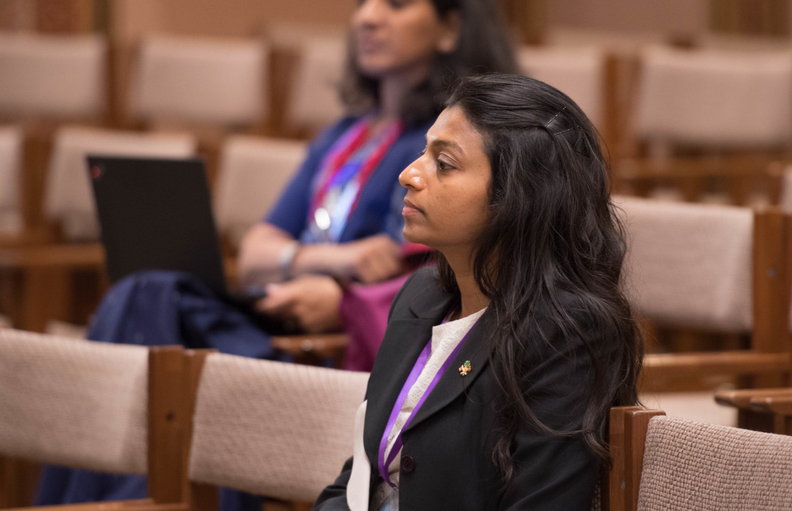 01 ސެޕްޓެމްބަރ 2019 | ހަތަރު ވަނަ ސައުތު އޭޝިޔަން ސްޕީކާރސް ސަމިޓްގެ ތެރެއިން | ރާއްޖޭގެ  ފަރާތުން ބައިވެރިވި ވަފުދުގައި މަޖިލީހުގެ ނައިބް ރައީސް އީވާ އަބްދުﷲ -- ފޮޓޯ: ރައްޔިތުންގެ މަޖިލިސް