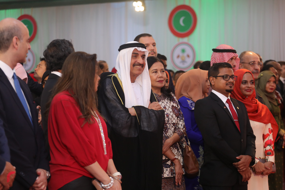 25 ޖުލައި 2019 --މިނިވަން ދުވަހުގެ ރަސްމީ ބައްދަލުކުރެއްވުމުގެ ތެރެއިން، ސައުދި އަރަބިއްޔާ އިން ރާއްޖެއަށް ކަނޑައަޅާފައި ހުންނަވާ ސަފީރު-- ފޮޓޯ: ޝުއައިބް މުހައްމަދު