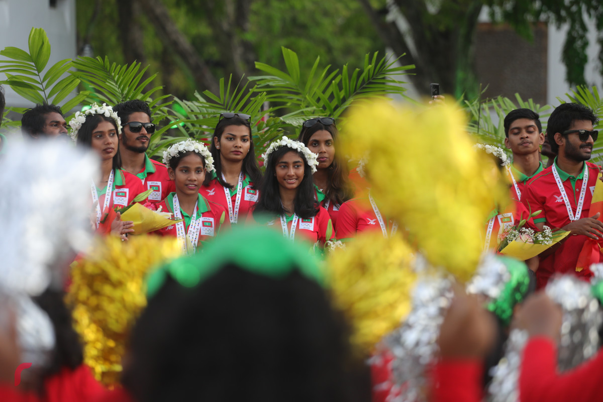 29 ޖުލައި 2019 -ފަހުރުވެރި މެޑަލްތައް ހޯދި ކުޅންތެރިން- ފޮޓޯ: ޝުއައިބް މުހައްމަދު